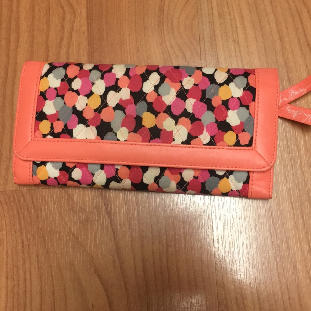 Vera Bradley Trifold Wallet in Pixie Blooms